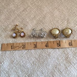 Fun clip on and screw back earrings